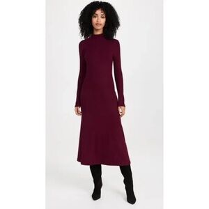 Vince Cassis long sleeve mock neck dress- Size XS
